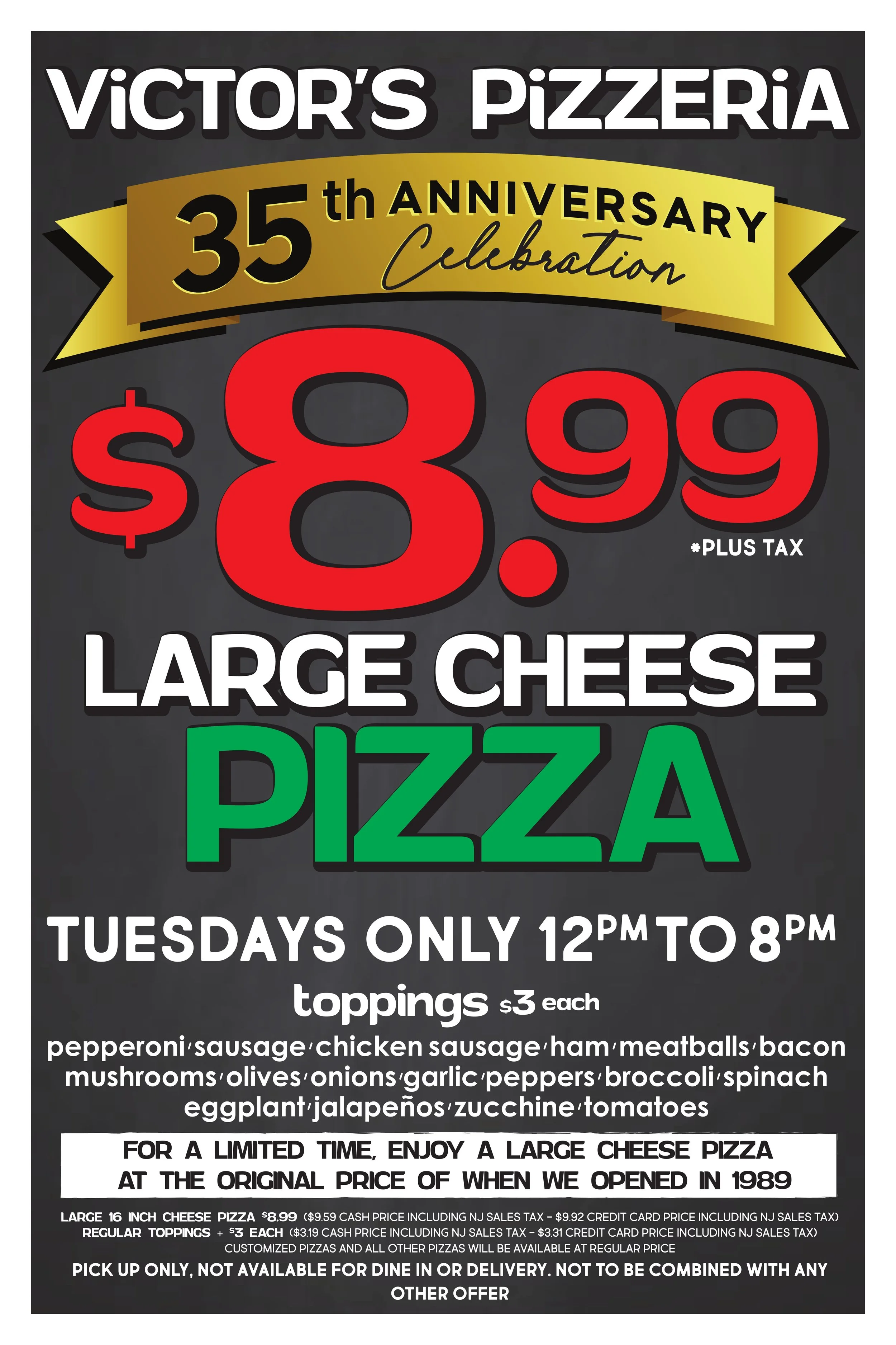 Victor's Pizza | Hillsborough, NJ